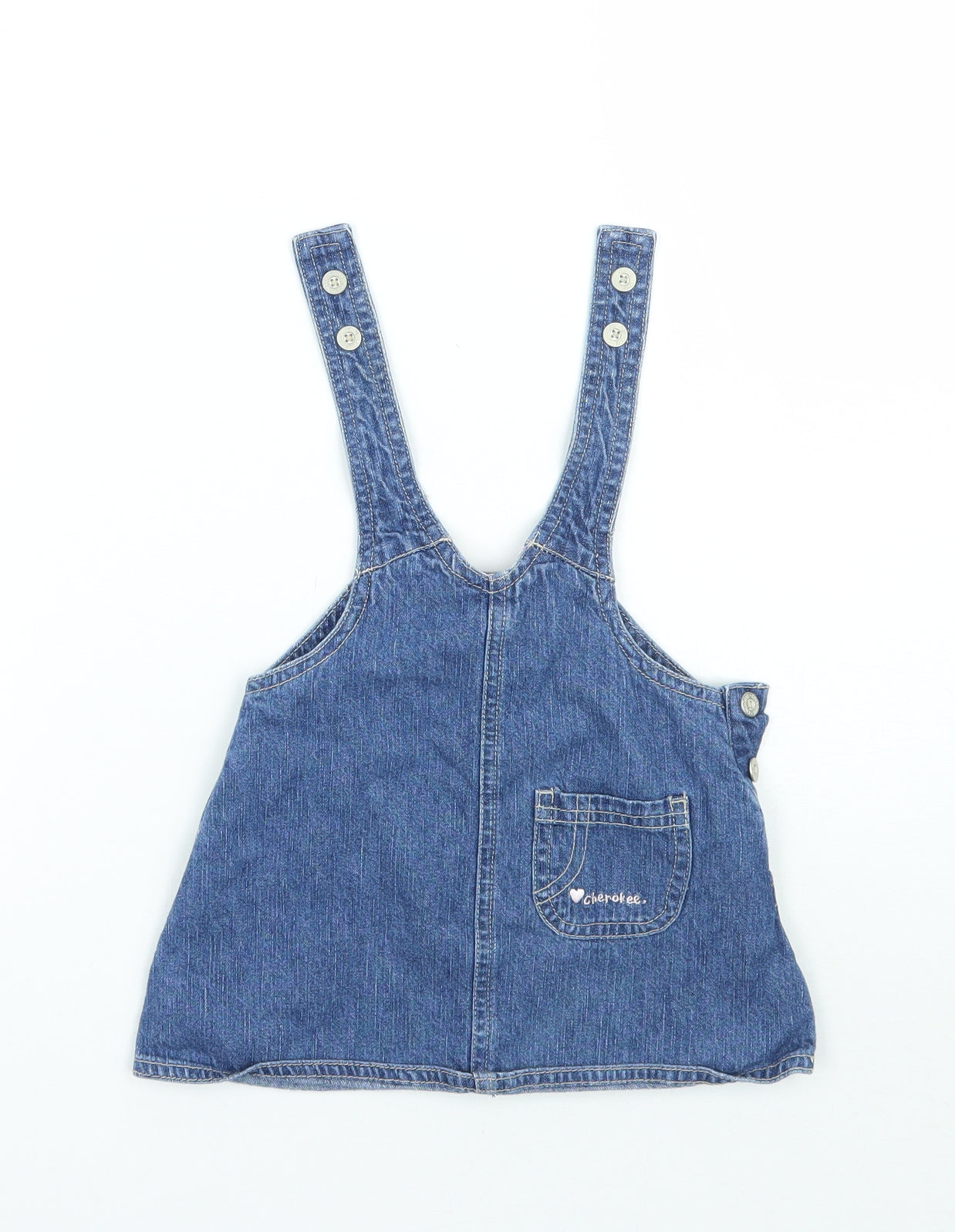 Cherokee Boys Blue   Dungaree One-Piece Size 0-3 Months