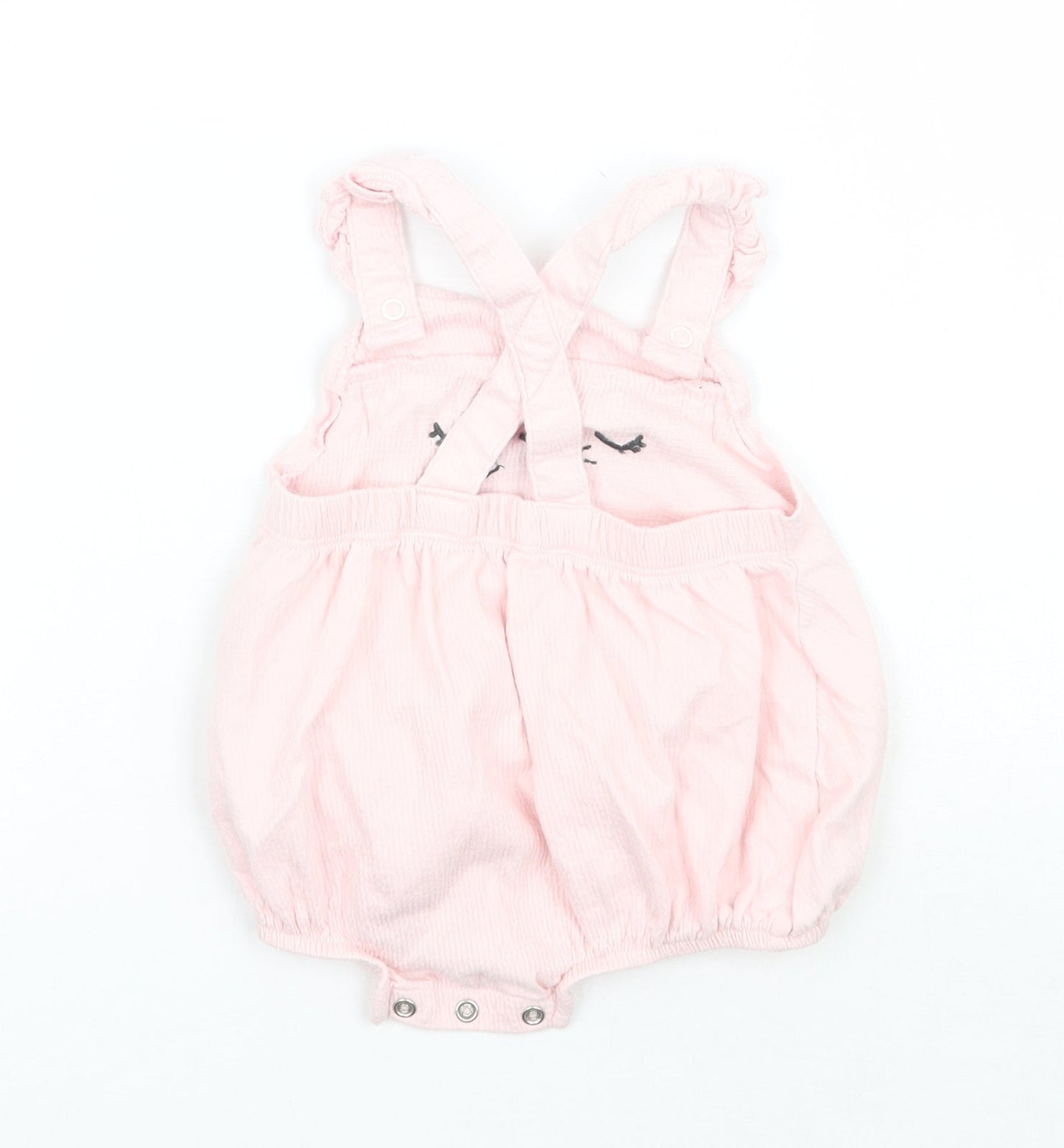 F&F Girls Pink Batik  Babygrow One-Piece Size 3-6 Months