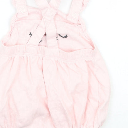 F&F Girls Pink Batik  Babygrow One-Piece Size 3-6 Months