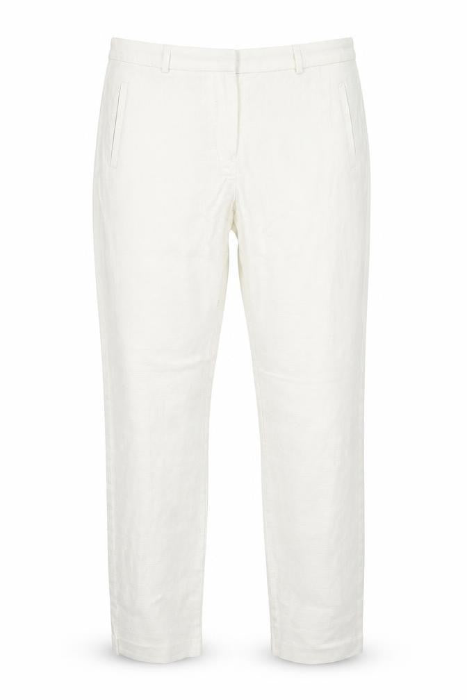 Womens UK Size 10 NEXT Regular Fit Sweatpants White Trousers