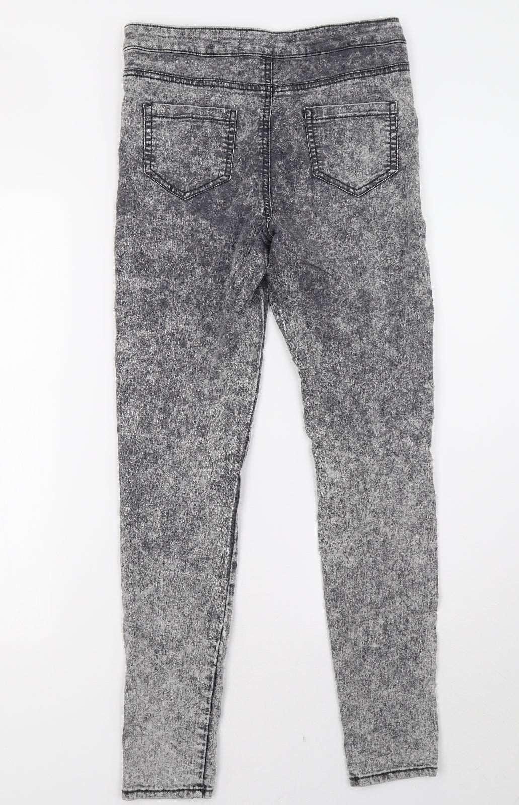 Primark Womens Grey  Denim Skinny Jeans Size 10 L30 in