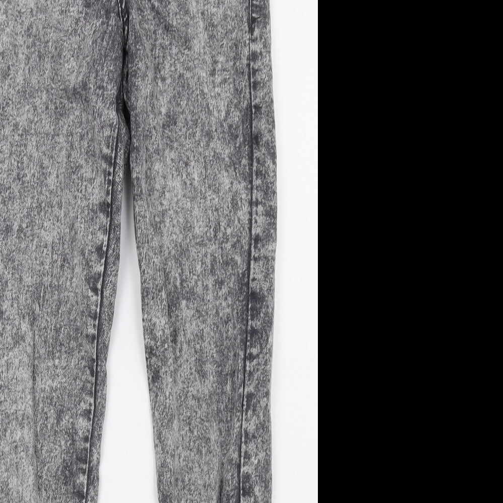 Primark Womens Grey  Denim Skinny Jeans Size 10 L30 in