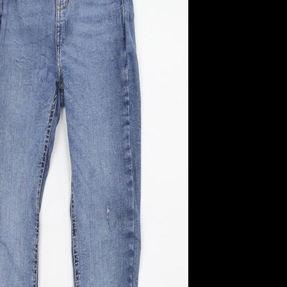 Pull&Bear Womens Blue  Denim Skinny Jeans Size 4 L27 in