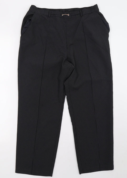 Womens UK Size 14 Marks and Spencer Regular Fit  Grey Trousers