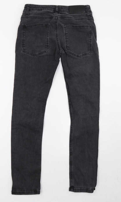 hound Girls Grey  Damask Straight Jeans Size 12 Years