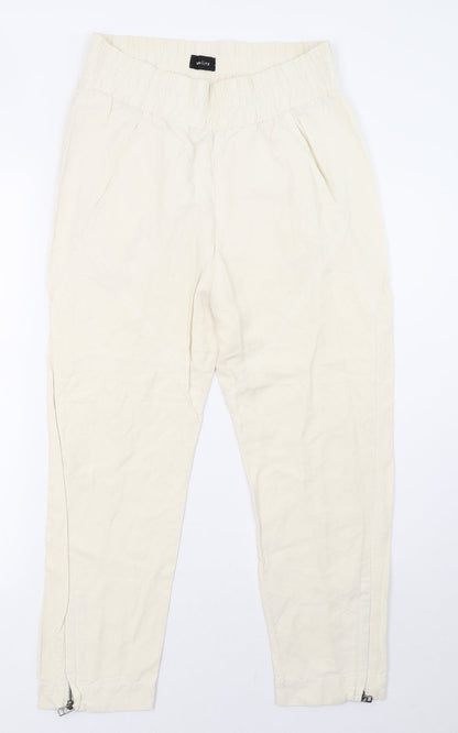whiite Womens White   Trousers  Size 10 L26 in