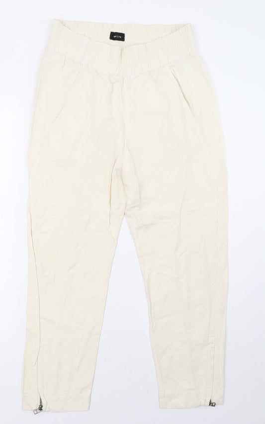 whiite Womens White   Trousers  Size 10 L26 in
