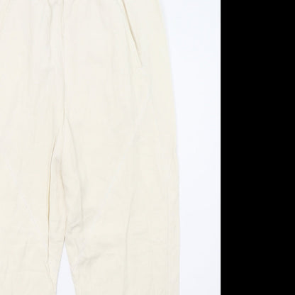 whiite Womens White   Trousers  Size 10 L26 in