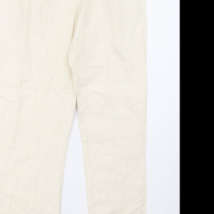 whiite Womens White   Trousers  Size 10 L26 in