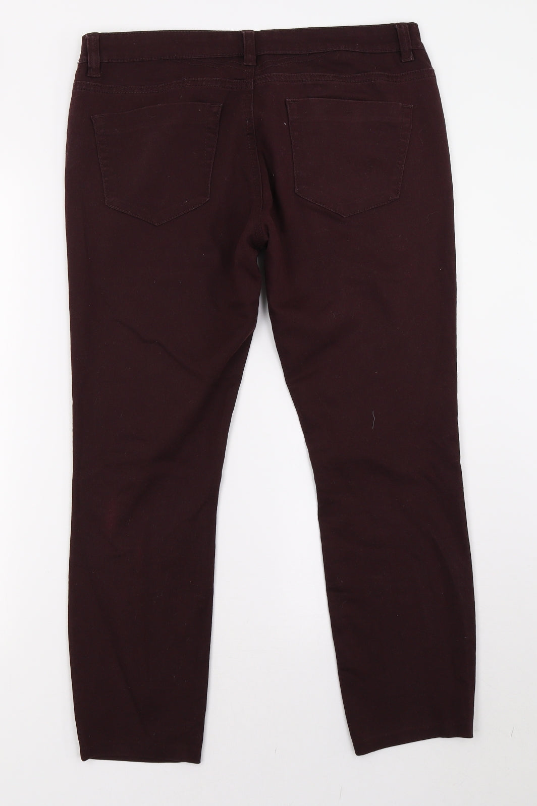 Primark Womens Purple  Denim Skinny Jeans Size 14 L26 in