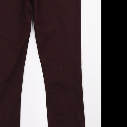 Primark Womens Purple  Denim Skinny Jeans Size 14 L26 in