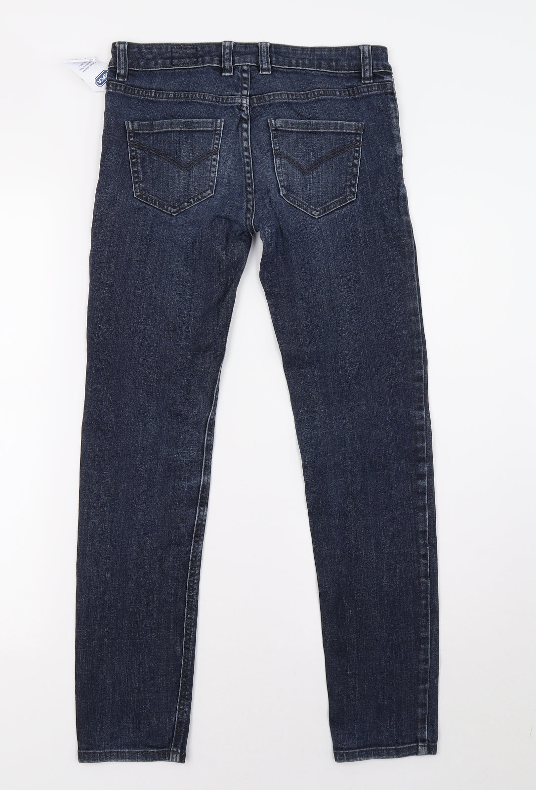 Womens UK Size 26 Preworn Regular Fit Straight Blue Jeans
