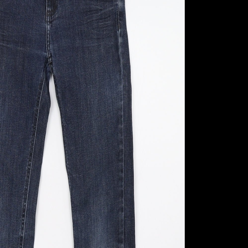 Womens UK Size 26 Preworn Regular Fit Straight Blue Jeans
