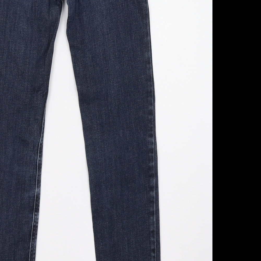 Womens UK Size 26 Preworn Regular Fit Straight Blue Jeans