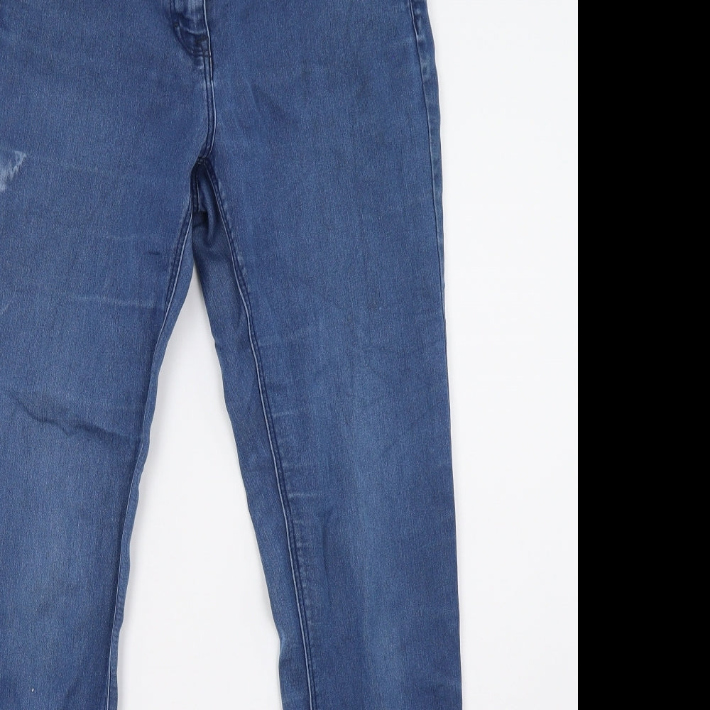 South Womens Blue  Denim Skinny Jeans Size 10 L30 in