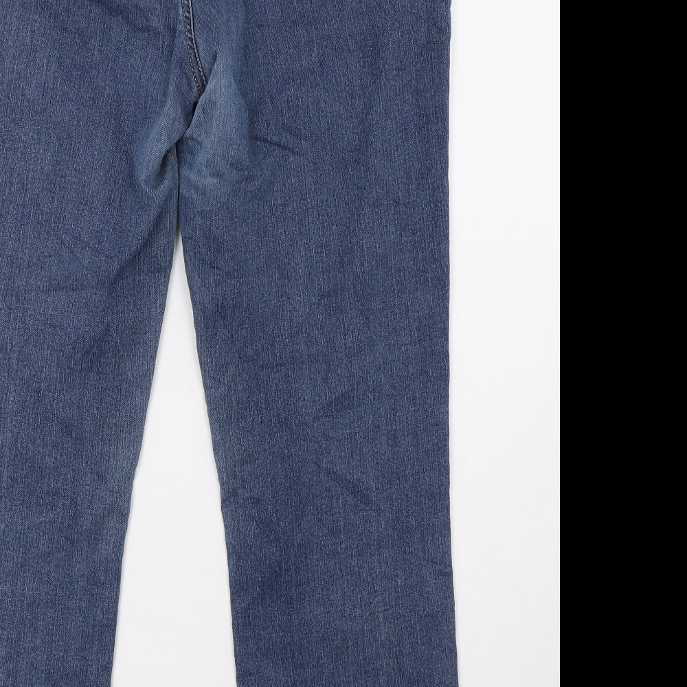Pioneer Womens Blue  Denim Straight Jeans Size 32 L29 in