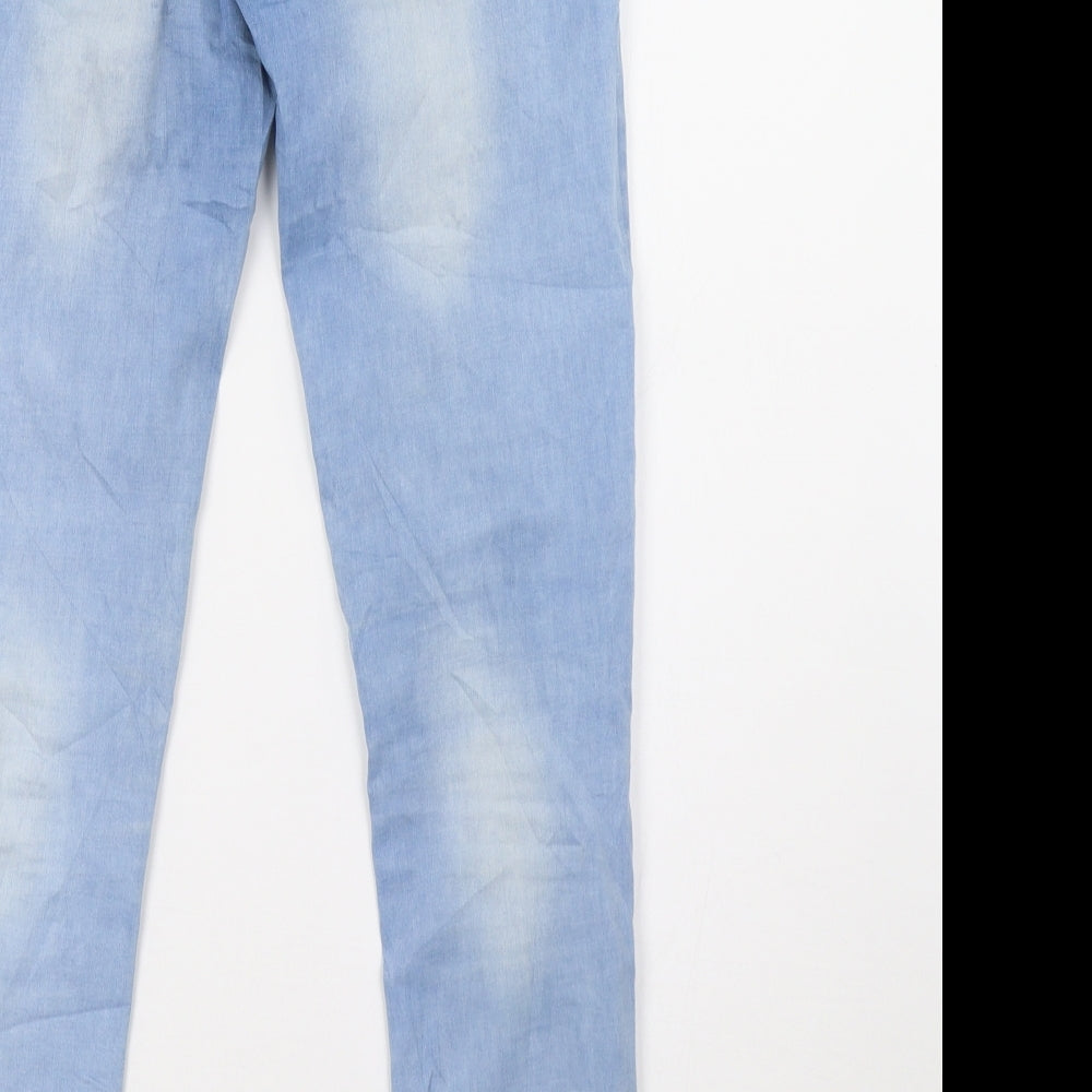f&d fashion Womens Blue  Denim Skinny Jeans Size 12 L26 in