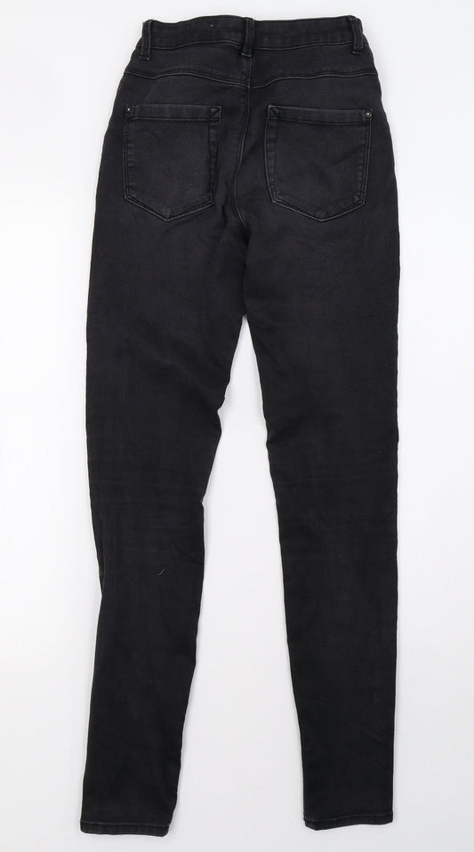 Only Womens Black  Denim Skinny Jeans Size S L32 in