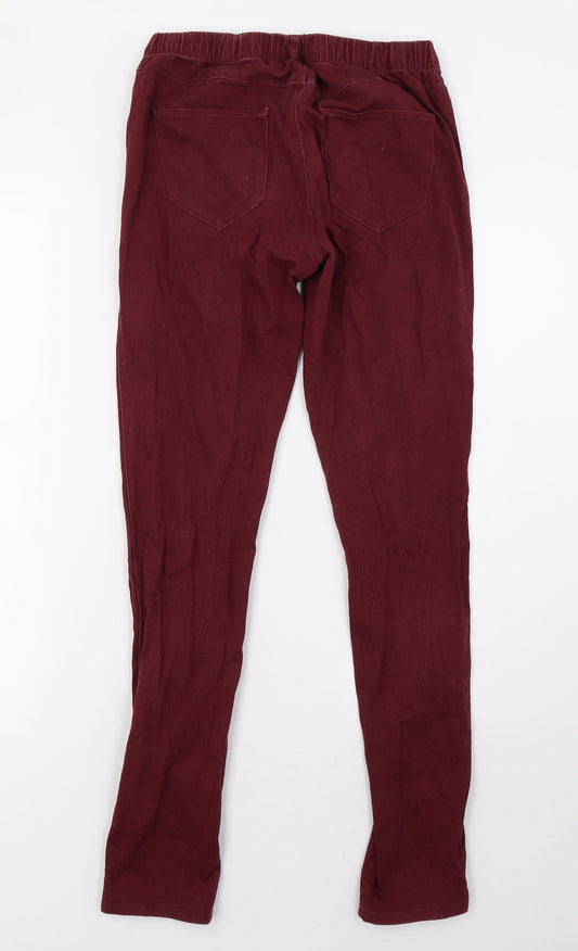 Only Womens Purple  Denim Jegging Trousers Size 8 L29 in