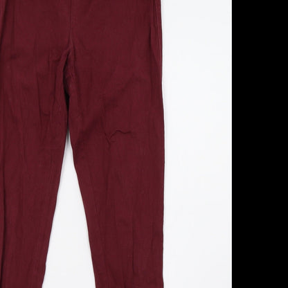 Only Womens Purple  Denim Jegging Trousers Size 8 L29 in