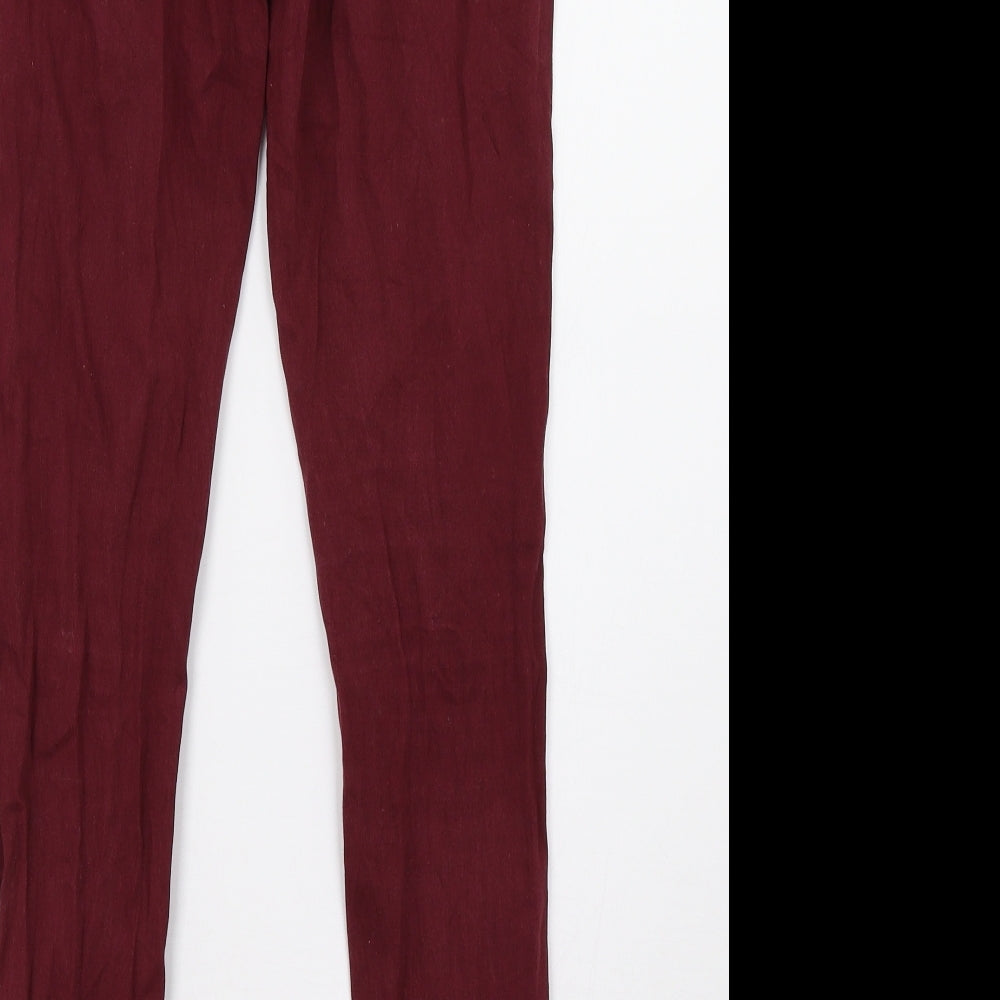 Only Womens Purple  Denim Jegging Trousers Size 8 L29 in