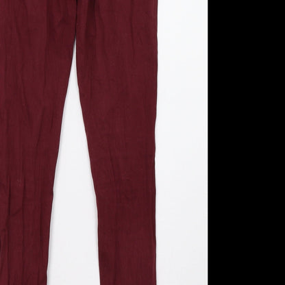 Only Womens Purple  Denim Jegging Trousers Size 8 L29 in