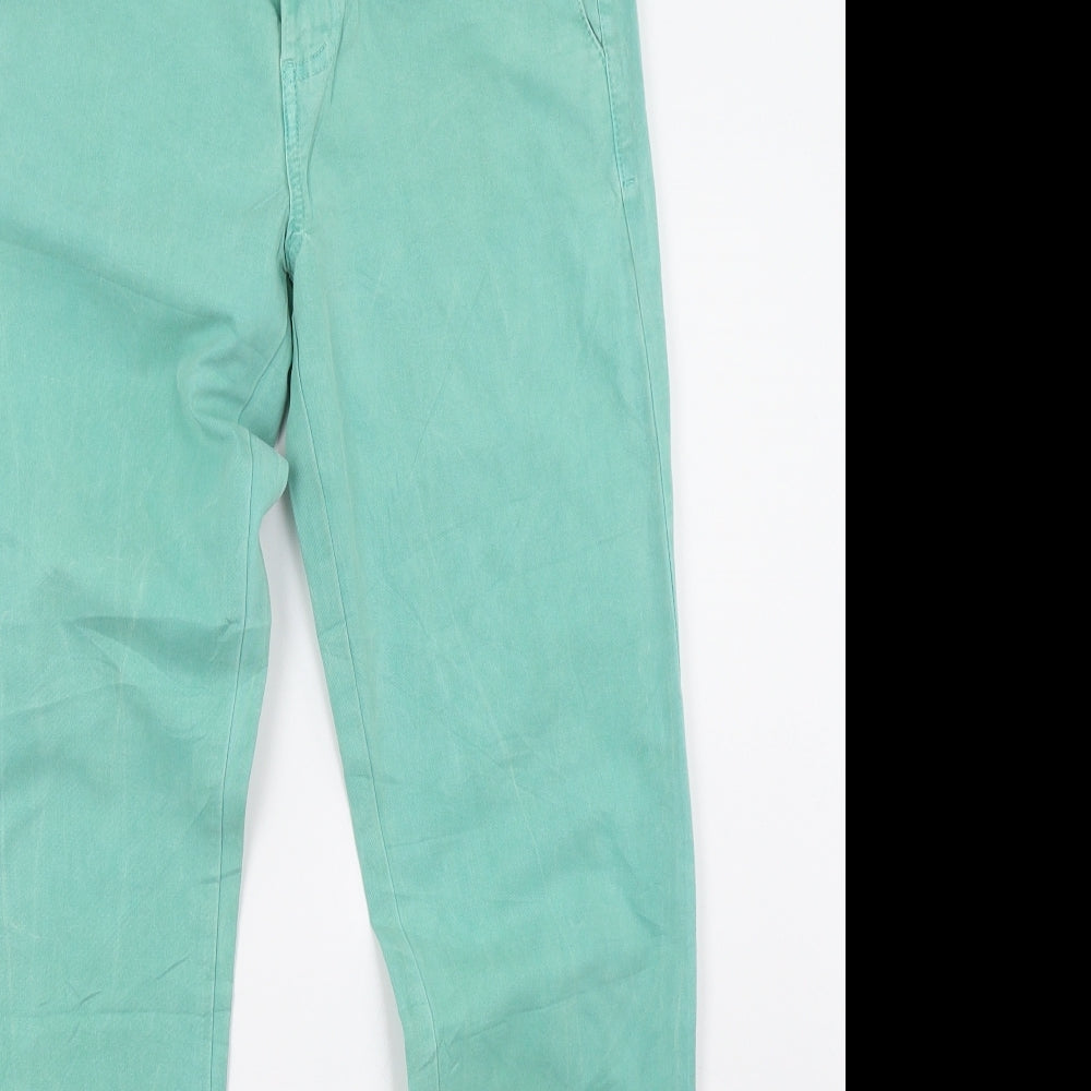 Womens UK Size S Motel Regular Fit  Green Trousers