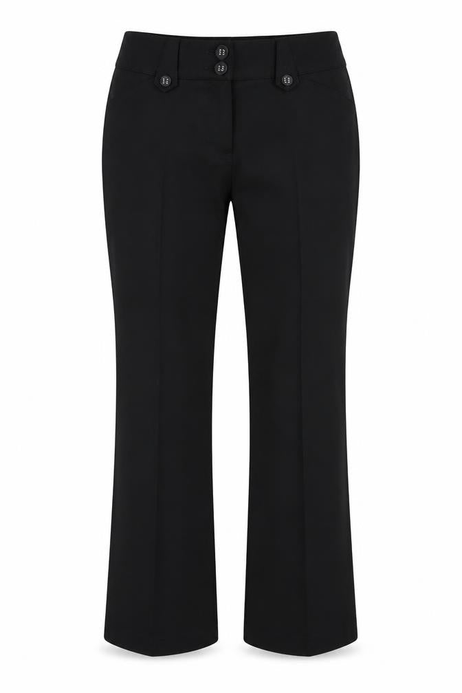 Womens UK Size 12 Marks and Spencer Regular Fit  Black Trousers
