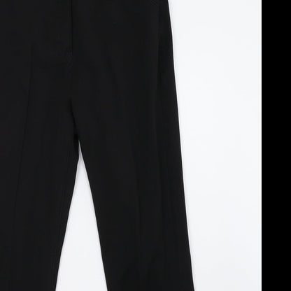 Womens UK Size 12 Marks and Spencer Regular Fit  Black Trousers