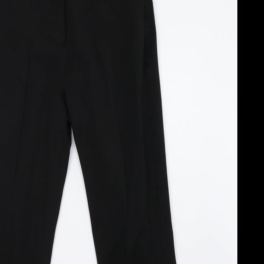 Womens UK Size 12 Marks and Spencer Regular Fit  Black Trousers