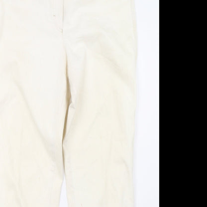 raphaela Womens White   Straight Jeans Size 14 L31 in