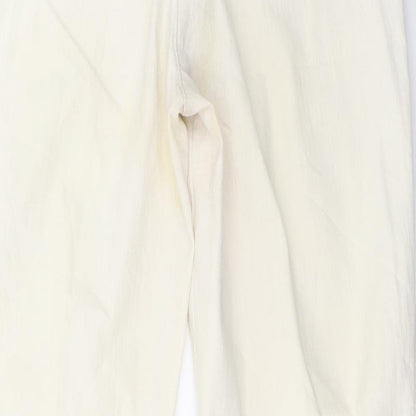 raphaela Womens White   Straight Jeans Size 14 L31 in