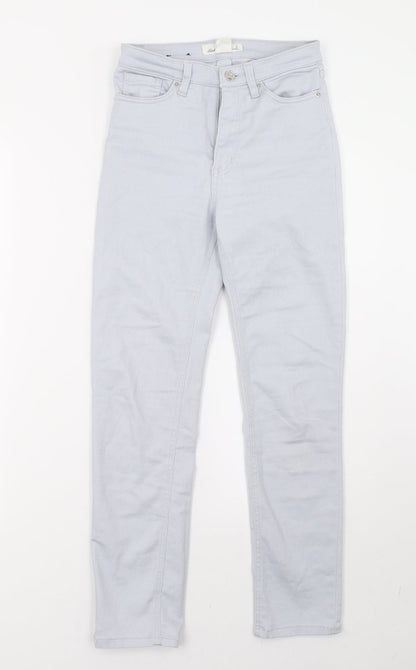 Womens UK Size 6 H&M Regular Fit Straight Blue Jeans