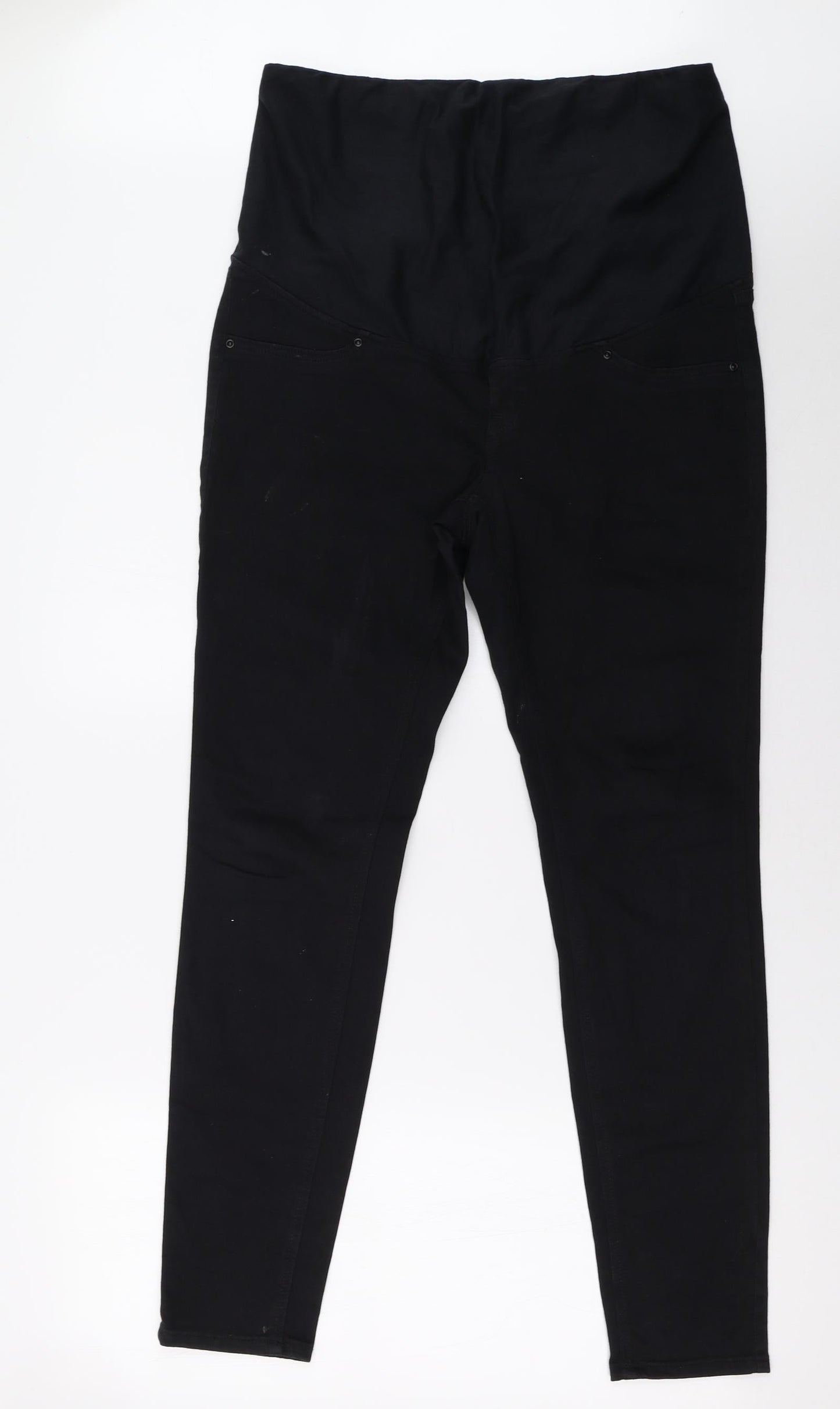 Womens UK Size M H&M Regular Fit Skinny Black Jeans