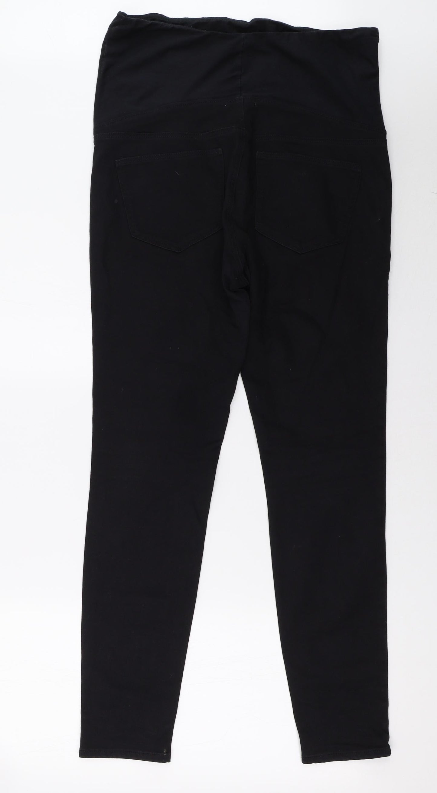 Womens UK Size M H&M Regular Fit Skinny Black Jeans