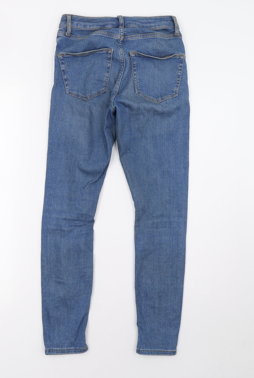 Topshop Womens Blue  Denim Skinny Jeans Size 26 L28 in