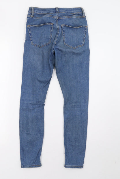 Topshop Womens Blue  Denim Skinny Jeans Size 26 L28 in