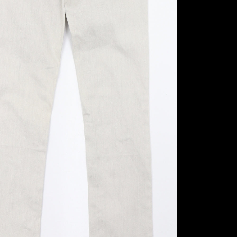 Vera Moda Womens Beige  Denim Straight Jeans Size 31 L35 in