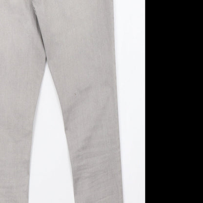 Womens UK Size 10 Marks and Spencer Regular Fit Skinny Grey Jeans