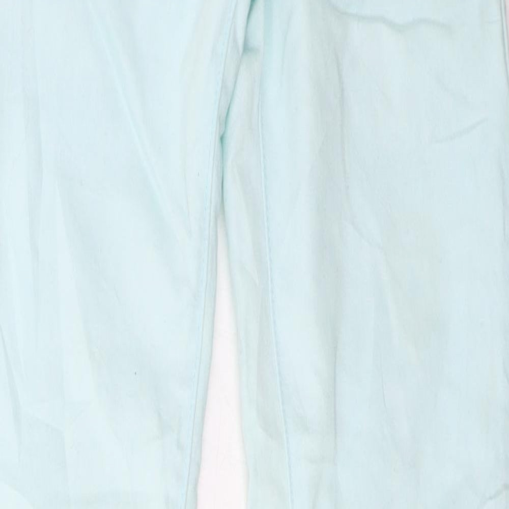 Womens UK Size 8 by sasha Regular Fit Straight Green Jeans