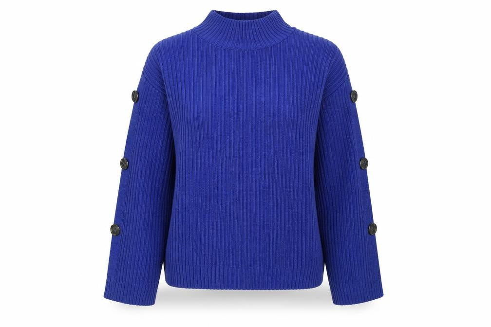Womens UK Size 4 Primark Blue Pullover Jumper