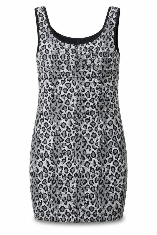 Front view of EVIE women’s multicoloured bodycon, size UK 10