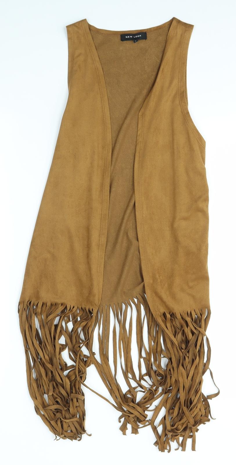 Womens UK Size S New Look Brown Cardigan Jumper