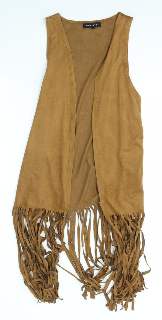 Womens UK Size S New Look Brown Cardigan Jumper
