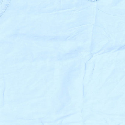 Womens UK Size 8 Preworn Blue Basic Blouse