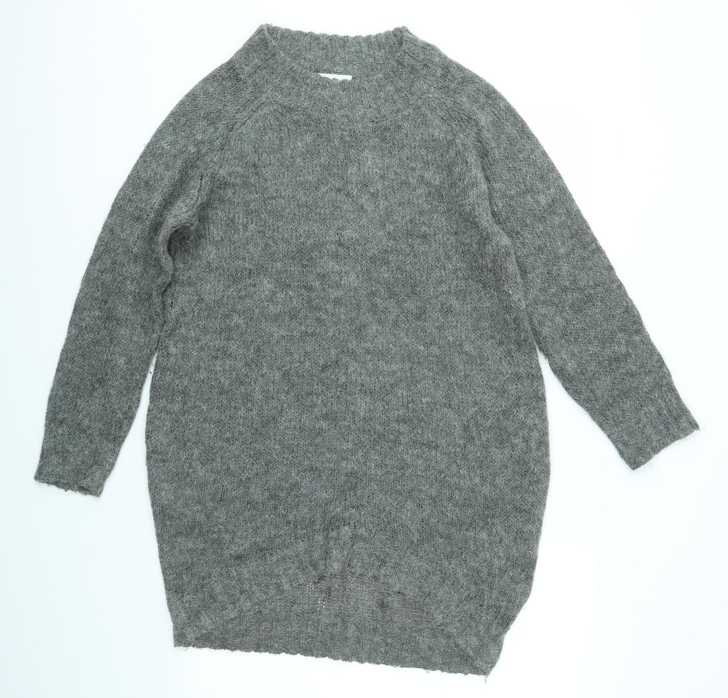 Womens UK Size XS Monki Grey Pullover Jumper