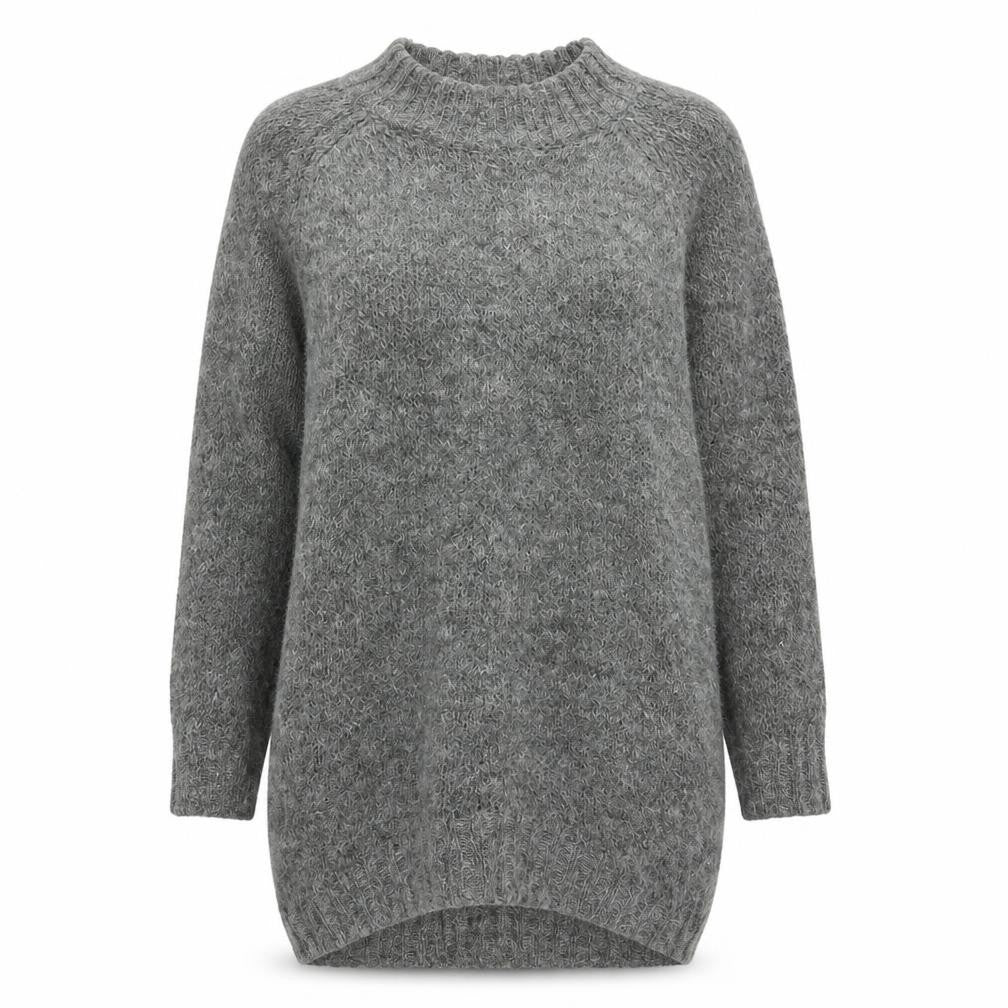 Womens UK Size XS Monki Grey Pullover Jumper