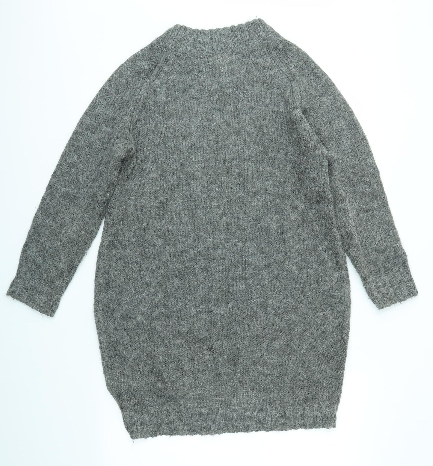 Womens UK Size XS Monki Grey Pullover Jumper