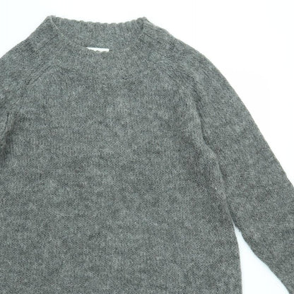 Womens UK Size XS Monki Grey Pullover Jumper
