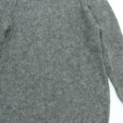 Womens UK Size XS Monki Grey Pullover Jumper